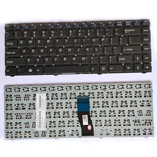 BHOMANI Laptop Keyboard for Clevo W940 W940su W940tu ZS3210 P640 MP-12R78PA-4302 6-80-W9400-330-1 Series Laptop Keyboard