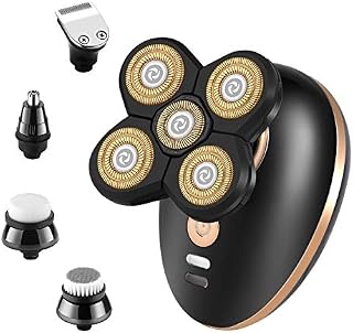 Electric Razor for Men 5 in 1 Rechargeable Electric Shaver Beard Trimmer Nose