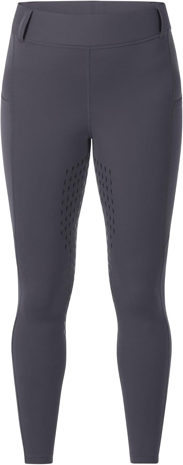 Kerrits Women's Coolcore Full Leg Grip Horse Riding Tights – Cooling Equestrian Leggings, Silicone Grip, Pockets