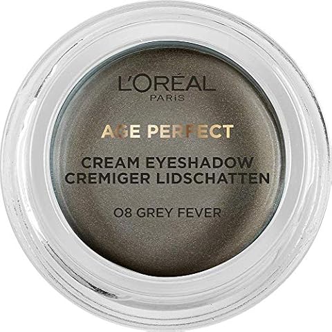 L'Oréal Paris Age Perfect cremiger Lidschatten 08 Fever, Grau, cremige Textur, hohe Deckkraft Cover
