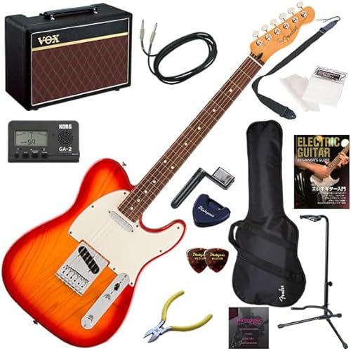 【セット品】FENDER エレキギター初心者入門 メキシコ製テレキャスター Pathfinder10が入った本格14点セット PlayerII Telecaster/ACB/R(エイジドチェリーバースト/ローズ指板)