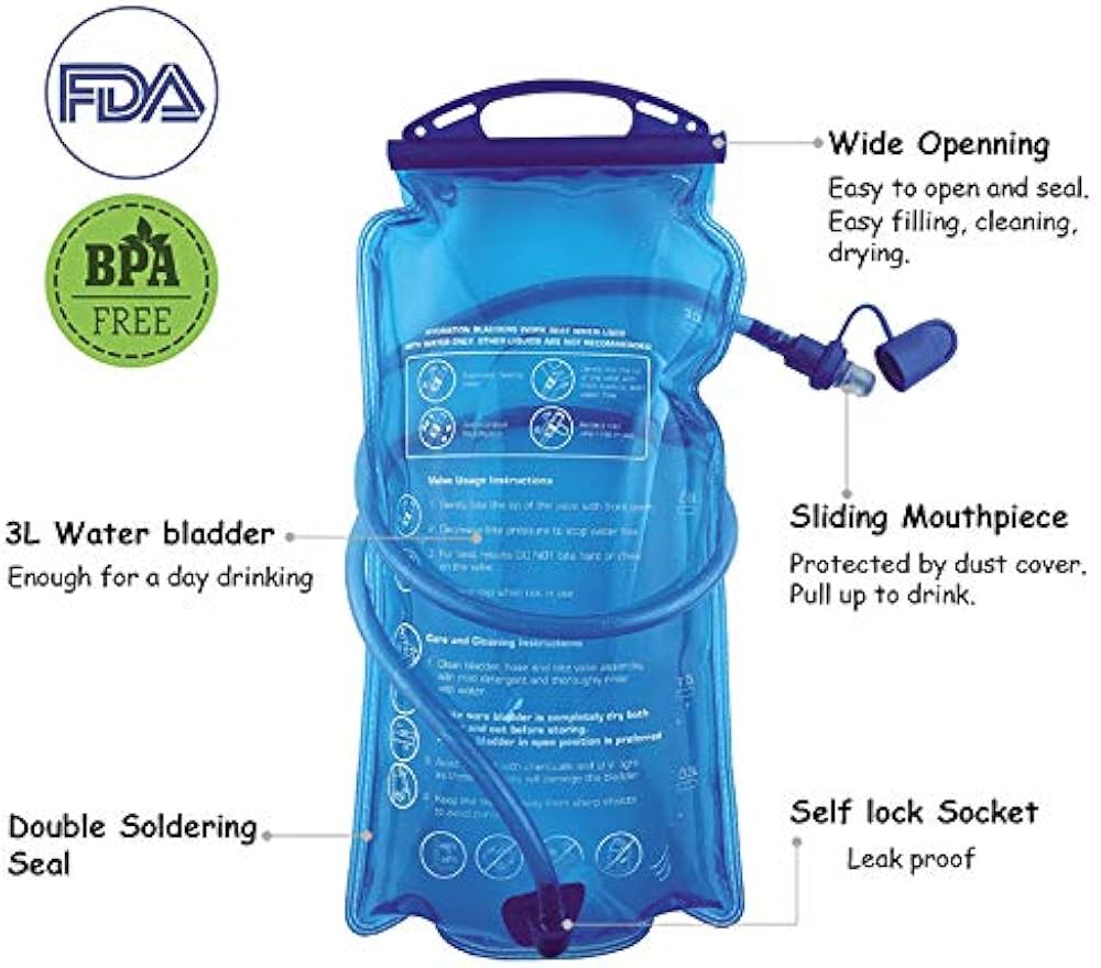 新品ハイドレーション　3Ｌ　2セット Amazon.co.jp: ハイドレーション 2L 3L アウトドア 給水袋