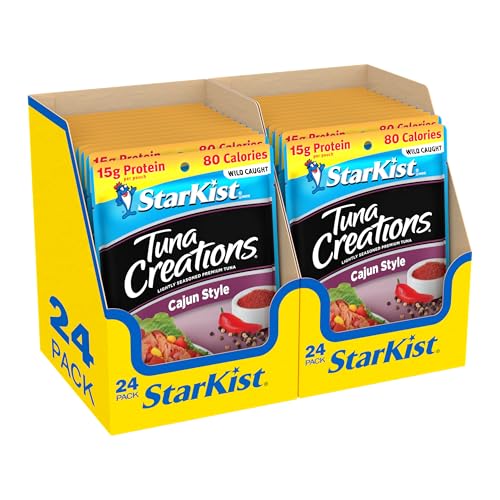 25% coupon - StarKist Tuna Creations Cajun Style, 2.6oz, 24 Pouches