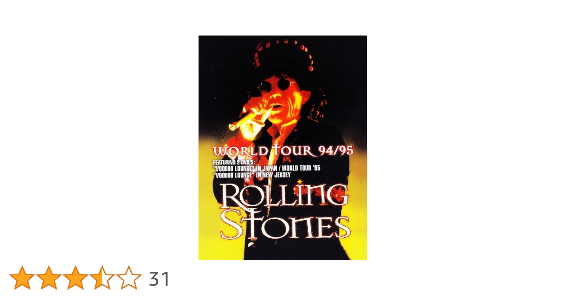 ミュージック THE ROLLING STONES JAPAN TOUR 94/95 The Rolling Stones live at Fukuoka Dome, Japan - 23 March