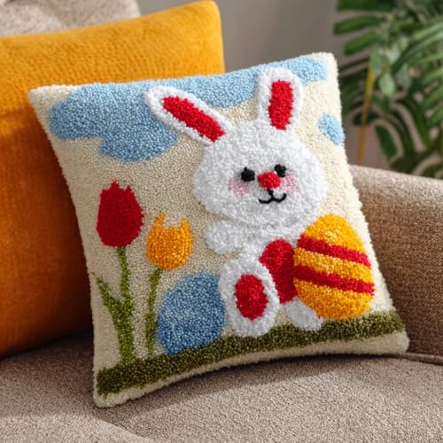 Kit de almohada con gancho de pestillo kitphoenix de 43x43cm con diseño texturizado