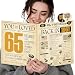 Piporani Large 65th Birthday Card Gifts for Men Women, Retro Jumbo Greeting Cards