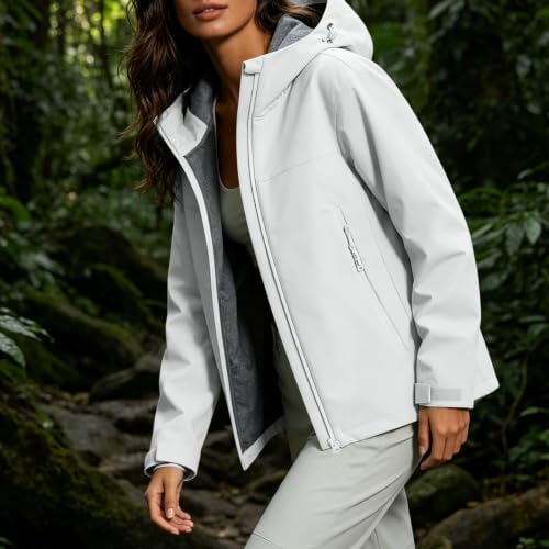 Chaqueta de transición cortavientos e impermeable para mujer 5