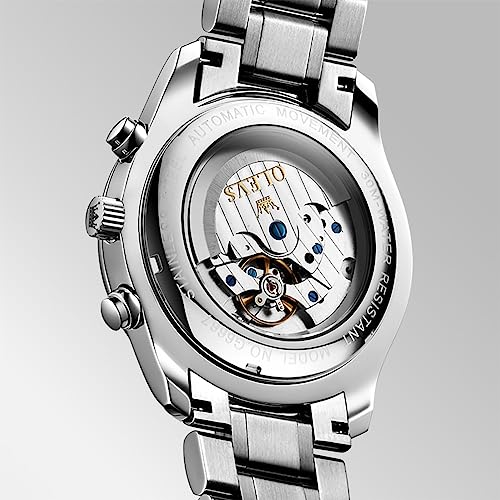 Montre automatique pour homme OLEVS étanche 3 ATM calendrier phase de lune