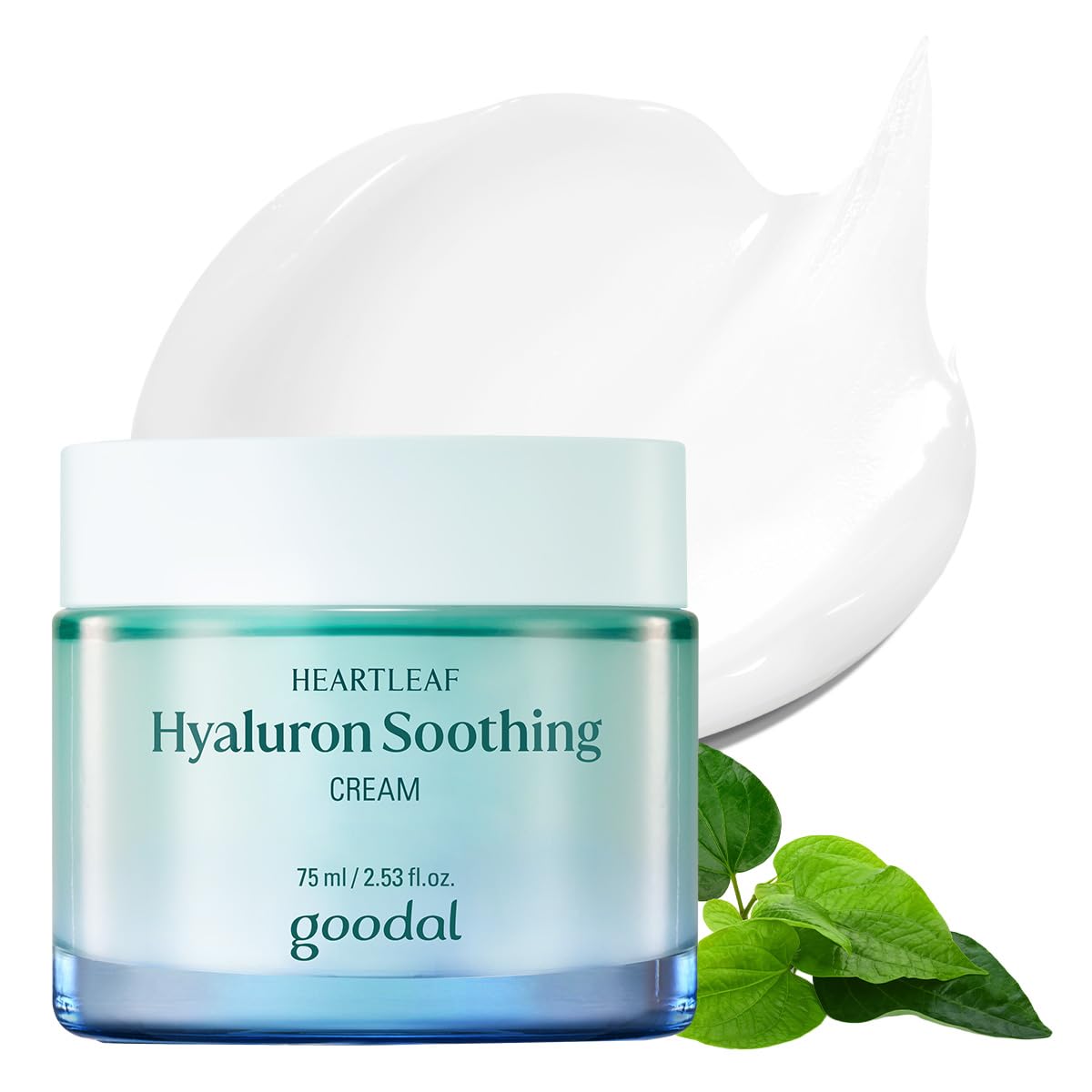Goodal GOODAL Heartleaf Hyaluron Soothing Cream for All Skin Type, Deep Hydration, Long Lasting Moisture