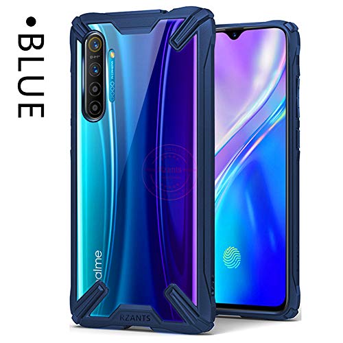 Forhouse Funda para OPPO Realme XT, Fina de Silicona Carcasa Flexible Ligero TPU Fundas [Antideslizante] [Resistente a arañazos] - (Azul)