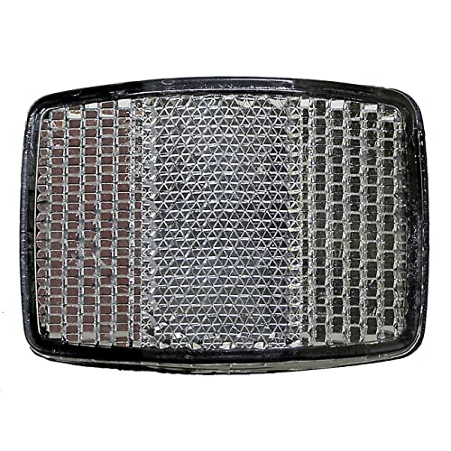 cyclingcolors Reflector Bicicleta MTB Delantera Blanco para atornillar reflectores Reflectante