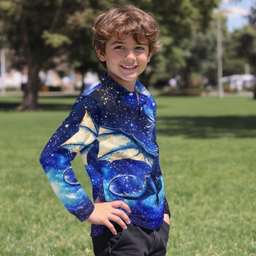 Shirts for Boys 3-16 Kids Coo Long Sleeve Shirts Graphic Novelty Activewear4
