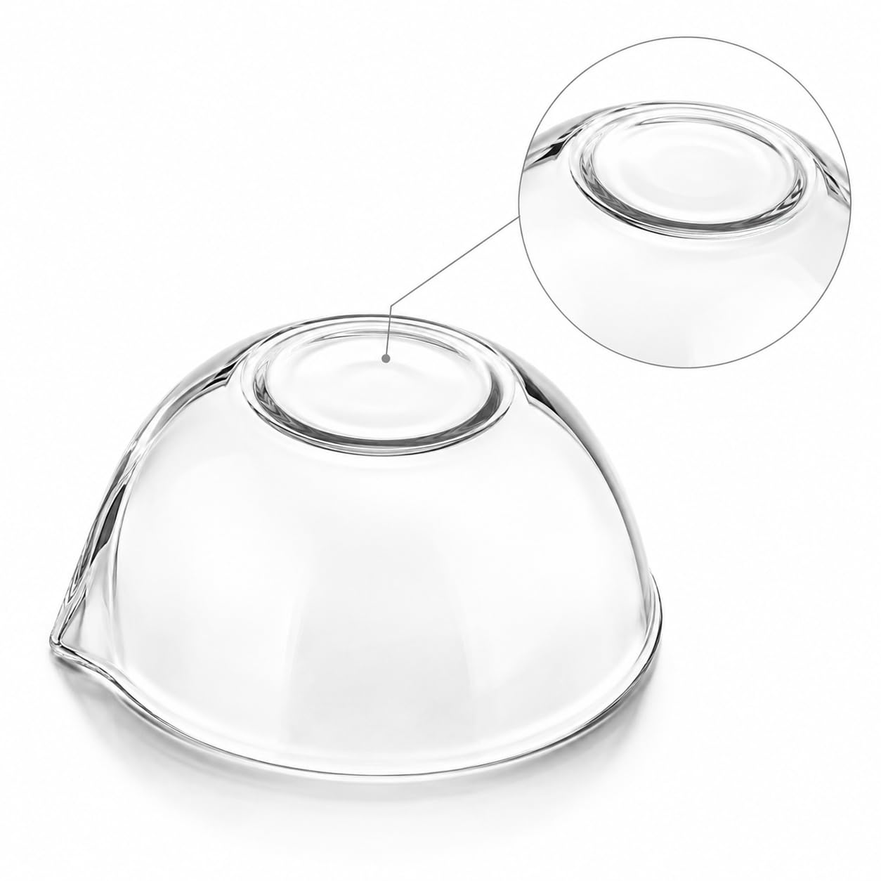 Capsule Évaporation Verre Quartz sans Bore Bec-300ml