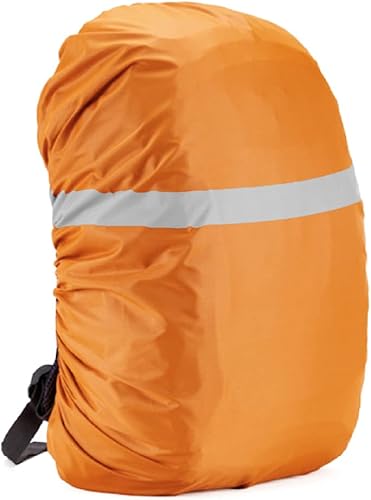 Miniatura 27 de Silfrae Funda impermeable para mochila de lluvia 30L-100L para viajes, escalada, senderismo (rosa, 60L-70L)