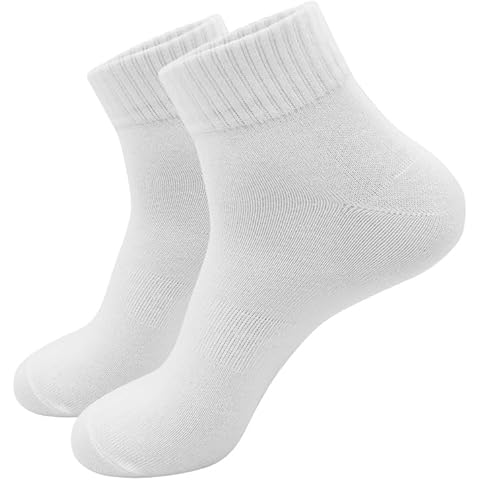 yeuG Women & Mens Cotton Crew Socks,Athletic Ankle Socks, Breathable Sports Socks Cover