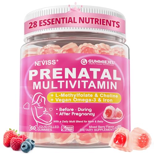 Prenatal Vitamins for Women Multivitamin Gummies w/ Methylfolate 1mg