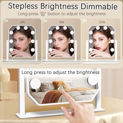 LED Vanity Mirror with Bluetooth
