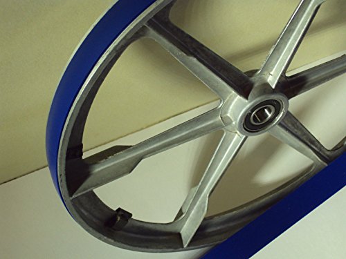 POWERMATIC PWBS-14 BLUE MAX URETHANE BAND SAW TIRES AND 2 THRUST BEARINGS.