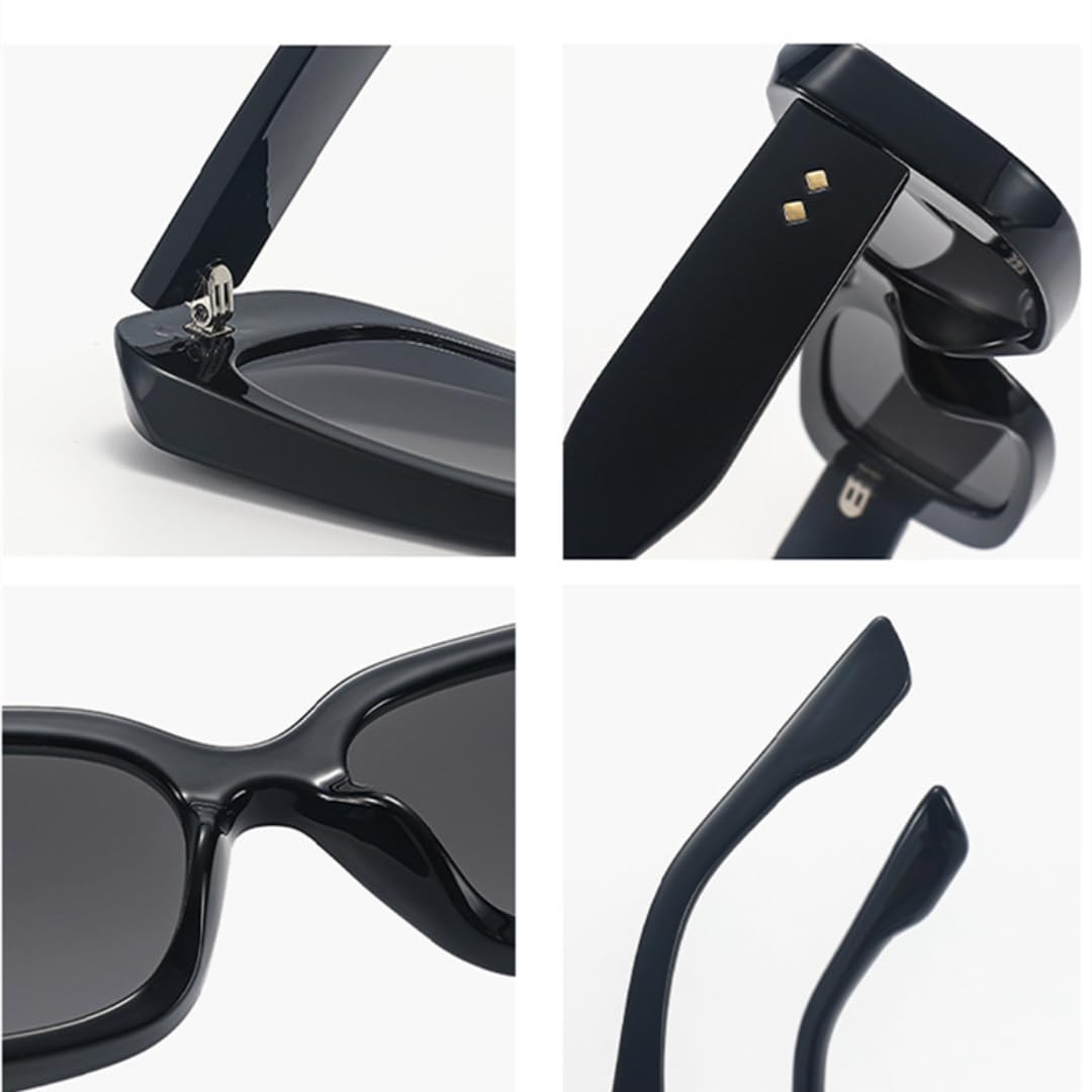Occhiali da sole alla moda Cat Eye Punk da donna e uomo Vintage Uv400