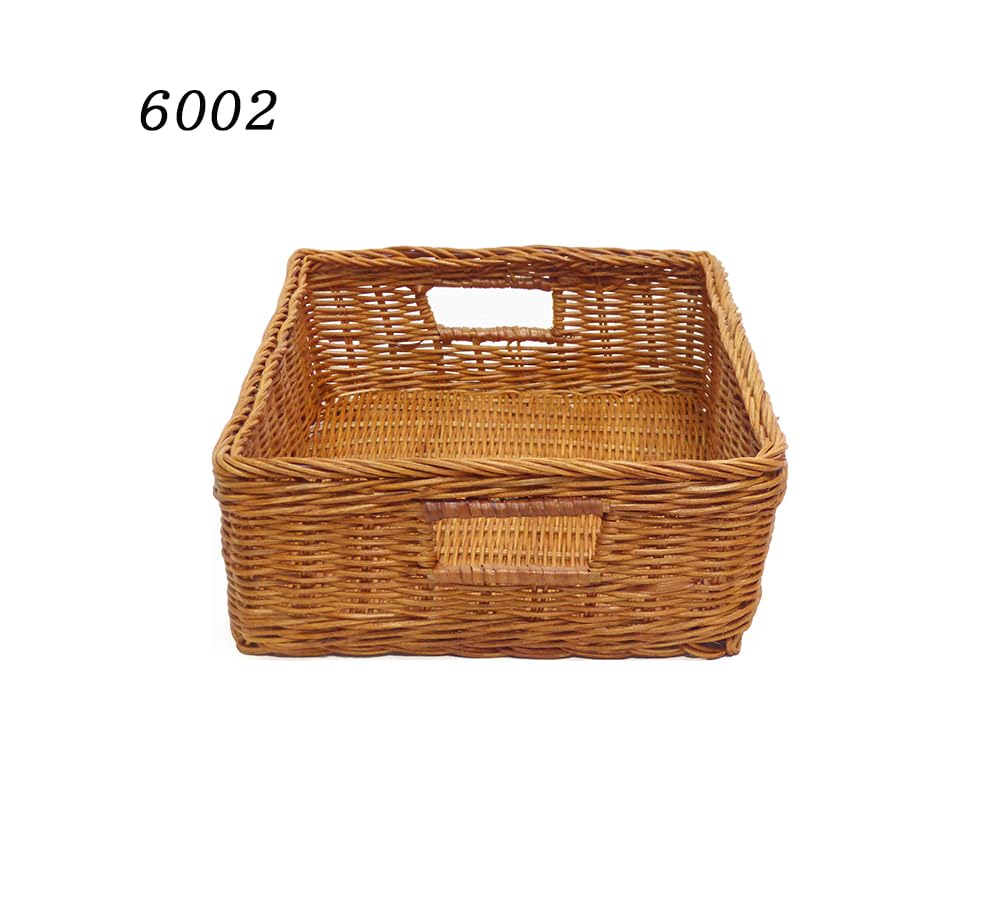 Amazon.co.jp: 型番6002 籐かご バスケット 長角トレイ A4書類対応
