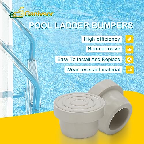 Protector para Escalera de Piscina Ganivsor Pack 4 Blanco miniatura 6