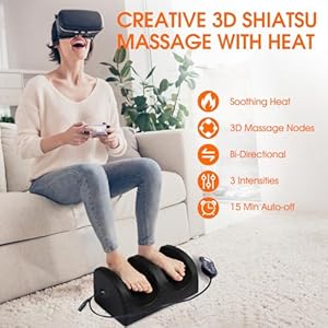 Footandcalfmassagerwithheatshiatsuelectrickneadingfootmassagermachineforplantarfasciitispainreliefpromotesbloodcirculationwiredremotegiftsforwomenmenblack Urban Country Home Decor Foot and calf massager with heat shiatsu electric kneading foot massager machine for plantar fasciitis pain relief promotes blood circulation wired remote gifts for women menblack urban country home decor