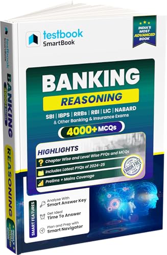 Image of Banking Exam SmartBook Combo of 3 SmartBooks - 12000+ MCQs & PYQs | Reasoning, Quantitative Aptitude & English | Ideal for SBI, IBPS, RRB, RBI, LIC, ... & Other Banking Exams 2026 (Smartbook Series)