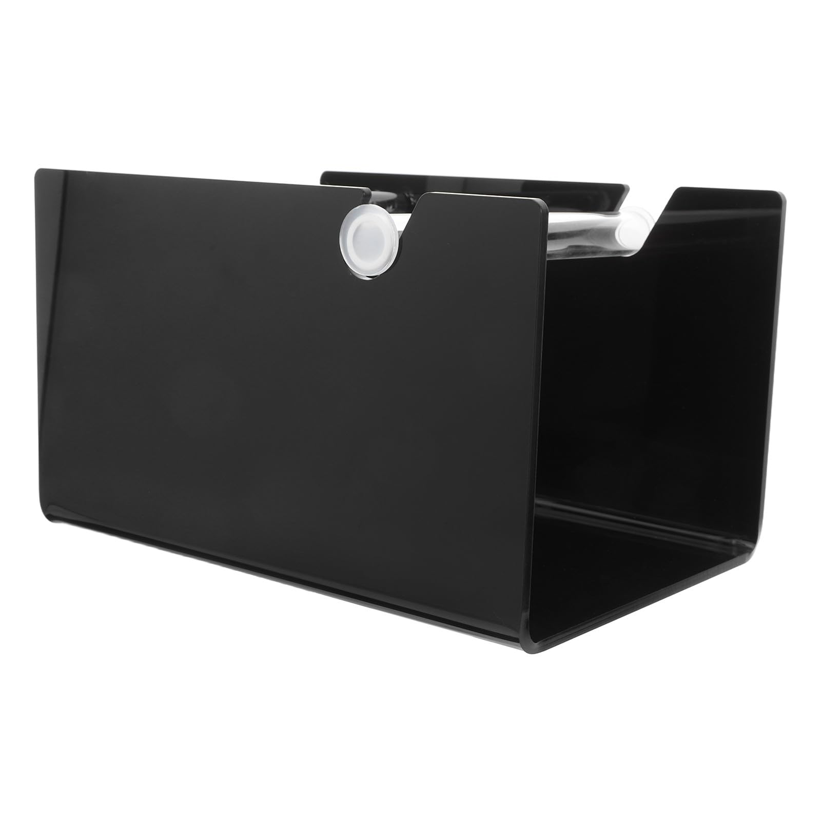 Abaodam Support pour Rouleau D'autocollants en Acrylique pour 3 Disques Distributeur D'étiquettes Réglable, Organiseur de Rangement pour Écoles et Restaurants