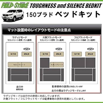 【引取り限定三重県、奈良県】プラド150中期５人乗り　車載用木製ベット(自作) Amazon.co.jp: 150プラド専用 日本製ラグジュアリーベッドキット