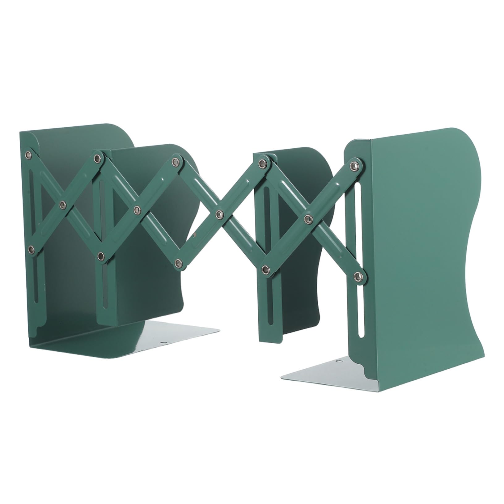 Sujetalibros de Metal Ajustables con Diseño Extensible y Estante