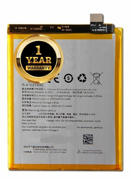 Image of Original BLP613 Battery Compatible with Oneplus 3 A33 A3