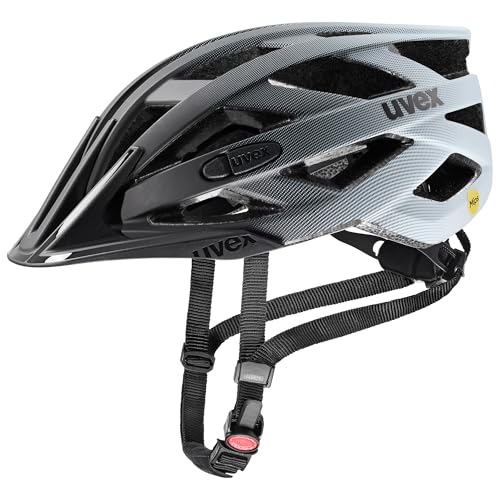 uvex vo CC MIPS, Casco Bicicletta Unisex-Adult, Black-Cloud Matt, 52-57 cm