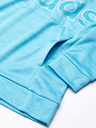 adidas Girls' Hooded Fleece Tunic Pullover Sweatshirt3