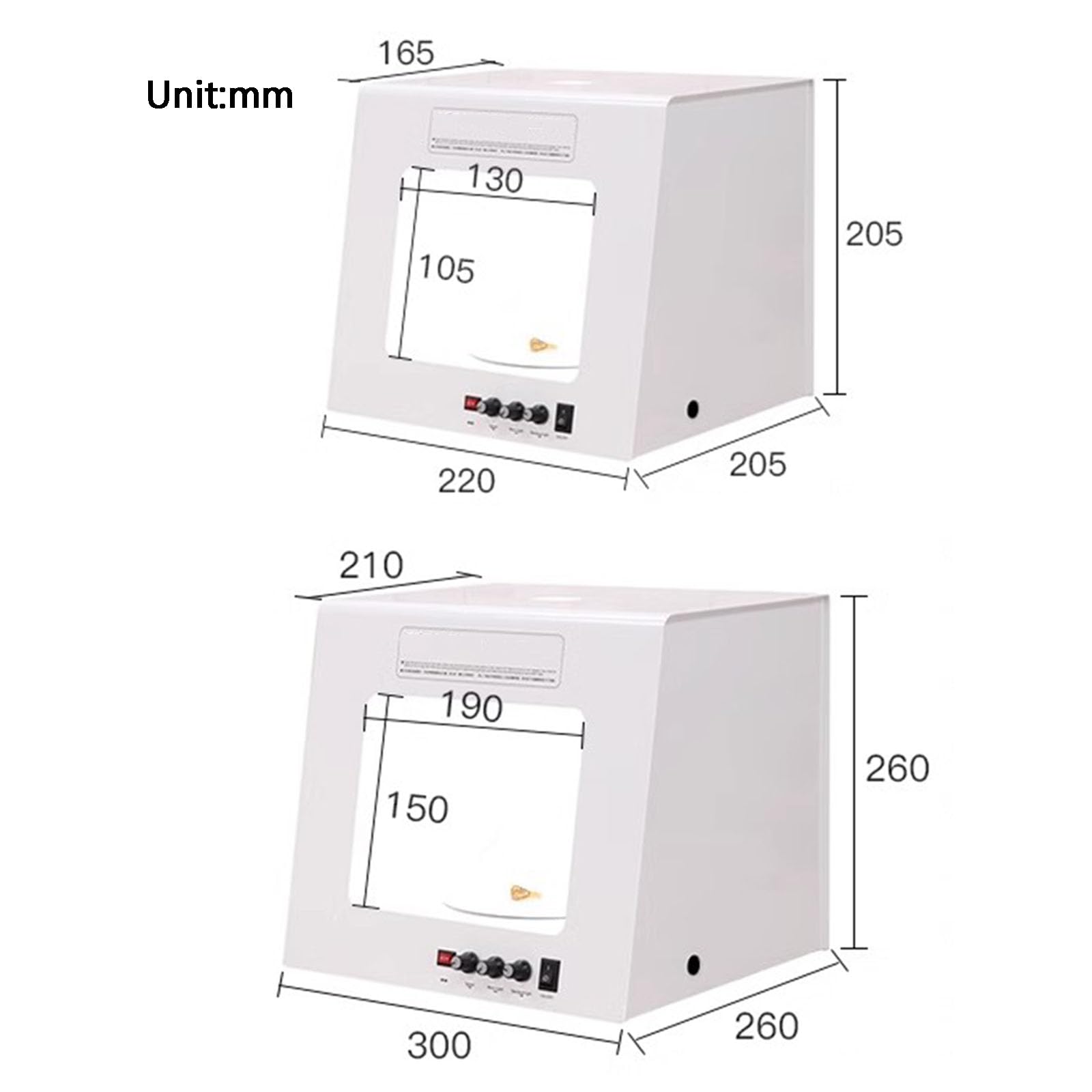 Caja De Luz Giratoria Para Fotografía De Joyas TB20 - Softbox Con Plato Giratorio, Luz LED Ajustable | Ideal Para Estudio Y Videos