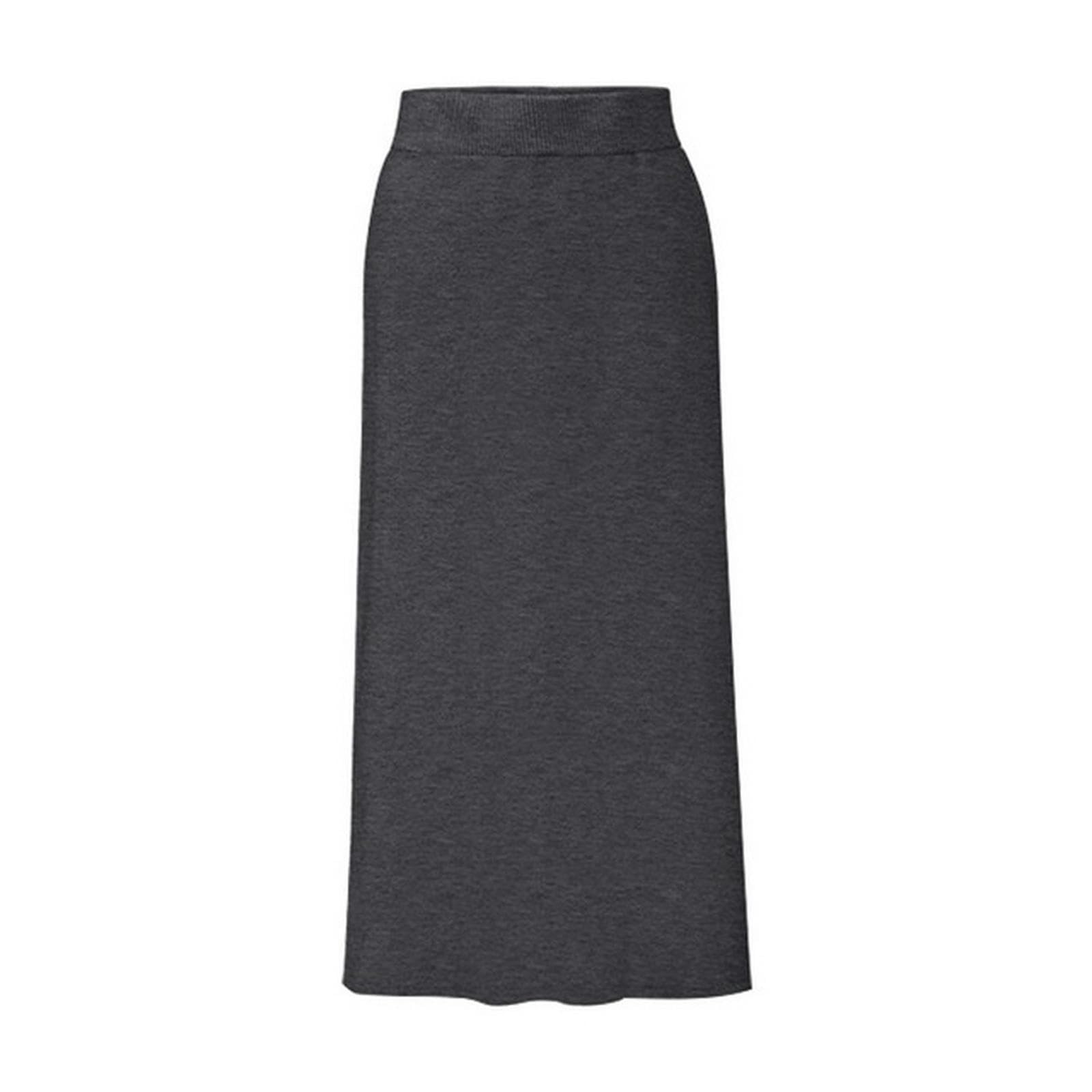 Gonna Lunga Donna Estate Autumn Winter Women Women Skirts Gonnici di Grandi Dimensioni E Elastico con Gonne-Nero-4Xl