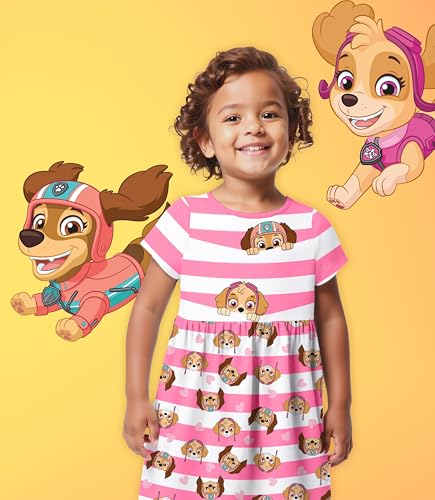Paw Patrol Girls Dress - Skye Everest Liberty Sweetie Outfit Skirt Toddlers to Birthday Girls Clothes4