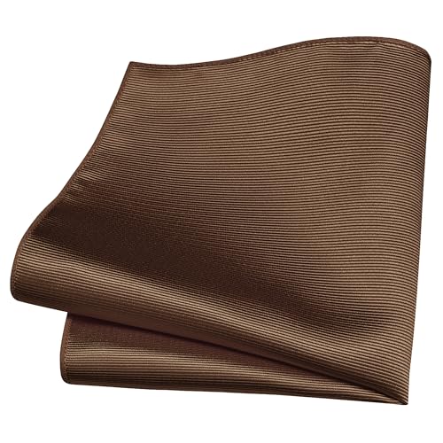 Image of Branduce 3.15 inch（8cm） Solid Formal Tie and Pocket Square Plain Necktie Lapel Pin and Tie Clip Set for Men