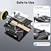 Mini Table Saw, 200w Small Table Saw for Crafts, Portable Mini Desktop Electric Saw for Cutting Grinding, Mini Multi-functional Table Saw for Wood PCB Plastic Acrylic, Speed & Angle Adjustable