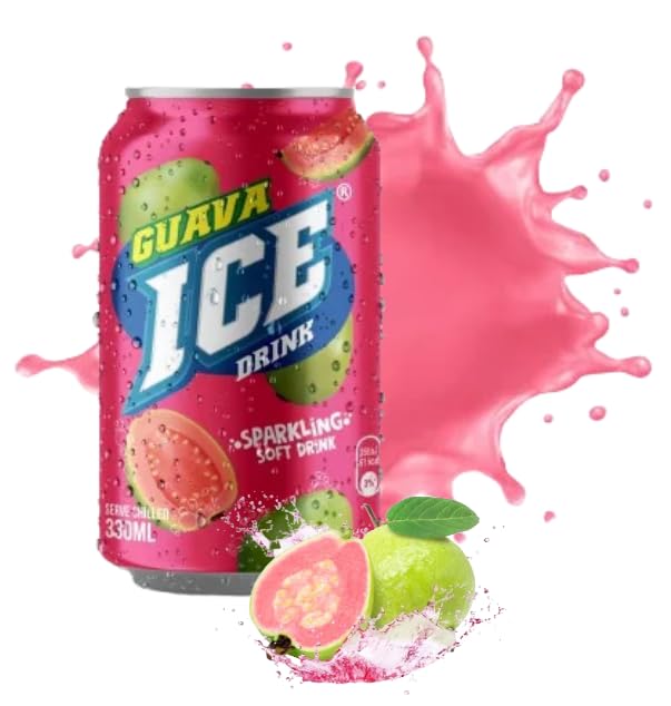 Guava ICE 330ml x 24 – Exotic Guava Flavored Sparkling Soda