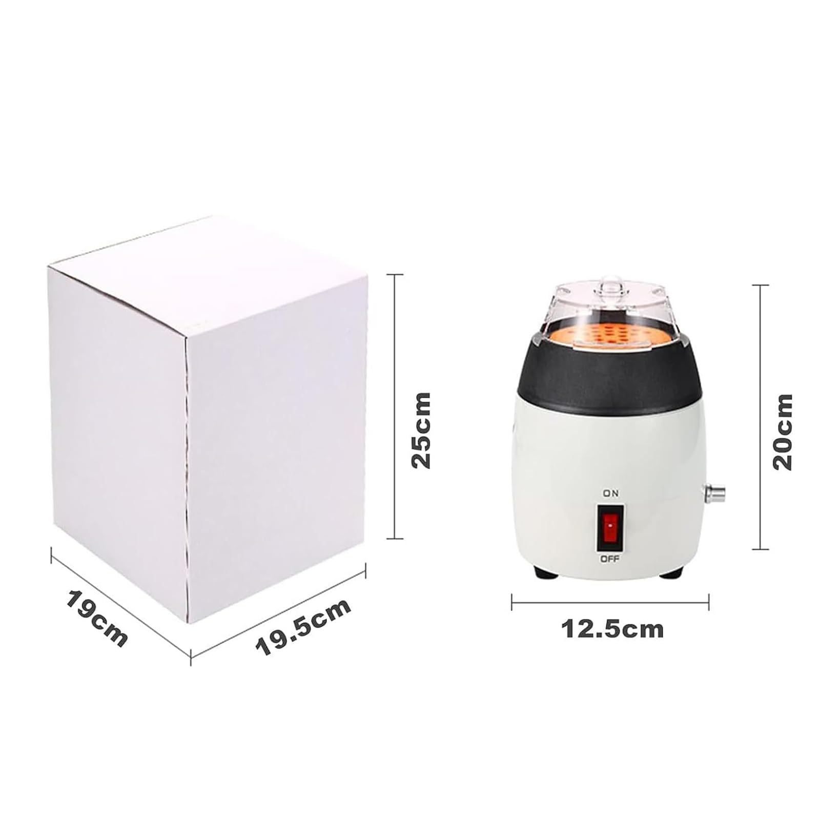 Calor para monturas de Gafas, Calentador óptico para monturas de Lentes de Gafas, Temperatura Ajustable de 75~150 ℃, para Tienda de óptica, monturas de Gafas no metálicas: Resina/Hojas/etc.