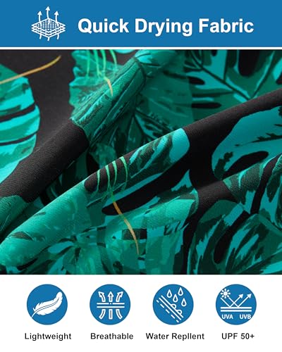 Image of G Gradual Mens Swim Trunks with Compression Liner 7 inch /9'' Quick Dry Board Shorts Swimsuit Bathing Suit for Men Zipper Pockets