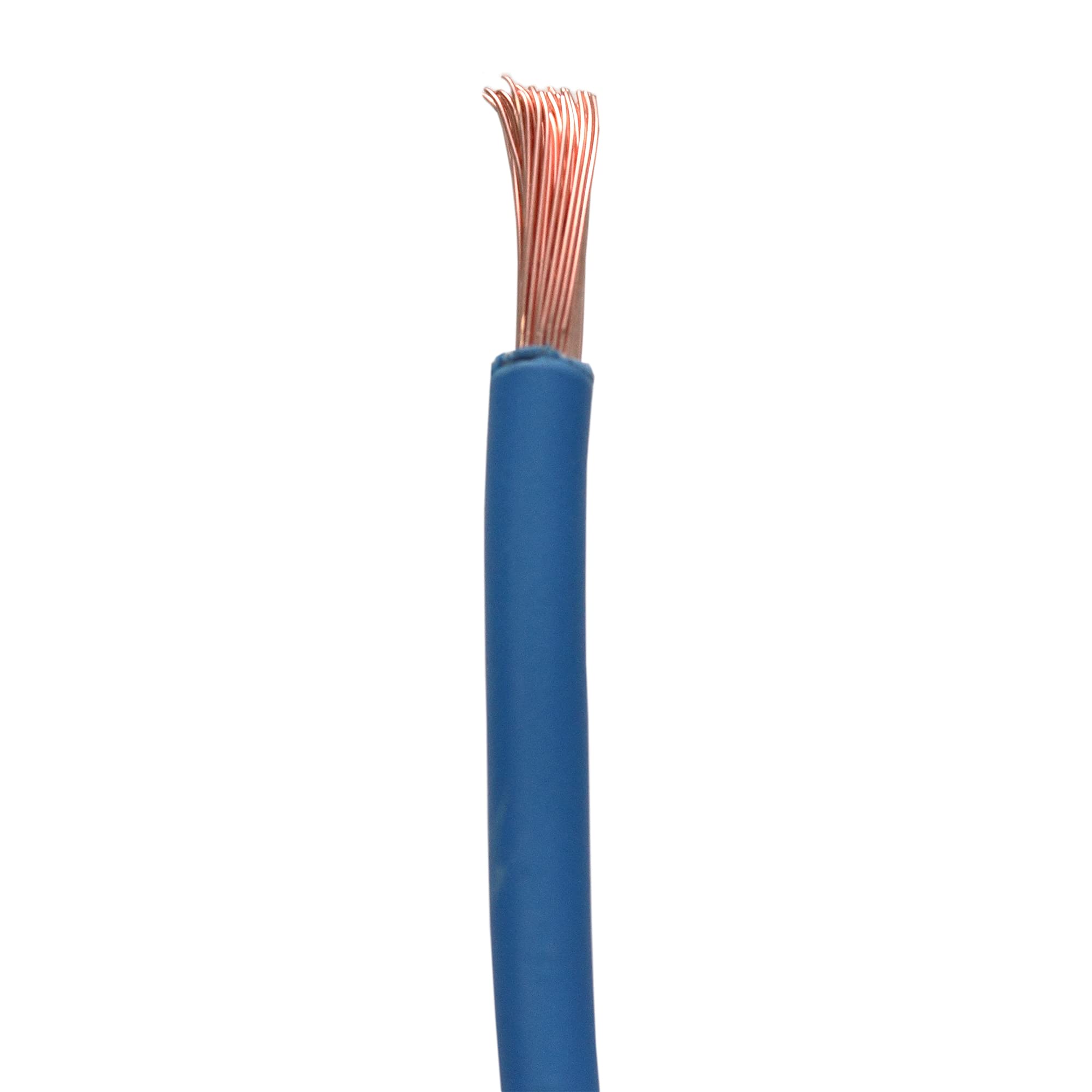 Rouleau de Câble Électrique de 100 m | H07V-K | Section 1 x 1,5 mm2 | Couleur Bleue