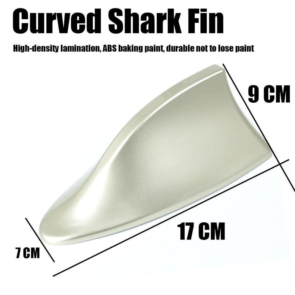 WEQTYSAB Antenne D'aileron De Requin De Voiture, Pour Renault Twingo III 2014-2023 Radio Signal Antenne De Toit Réception Booster Auto-adhésif Imperméable,D