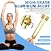 Tuning Fork Set (128Hz, 256Hz, 512Hz) of 3, Weighted & Unweighted Aluminum Forks with Reflex Hammer and Storage Bag for Chakra/Healing/Sound Therapy Instruments/Yoga/Meditation Accessories(Color)