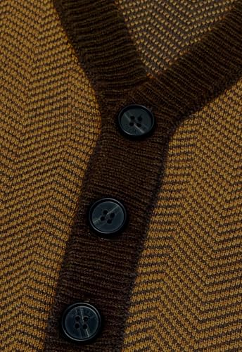 Mens Sweater Vest Solid Knitted Lightweight Thermal Cardigan,DXL Big and Tall Vest3