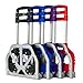 FCH Folding Hand Truck Aluminum Portable Folding Hand Cart 165lbs Capacity Hand Cart and Dolly Ideal for Home, Auto, Office,Travel Use,Black
