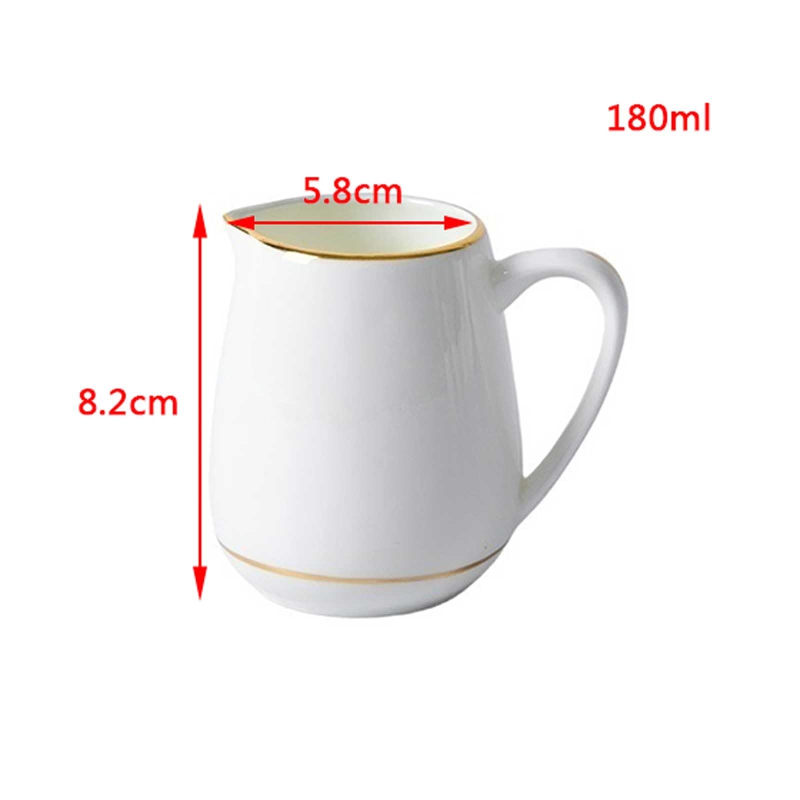 Brocchetta Salsa In Ceramica Bianca - Piccola Salsiera Con Manico Antigoccia, Lavabile In Lavastoviglie - Foto 9