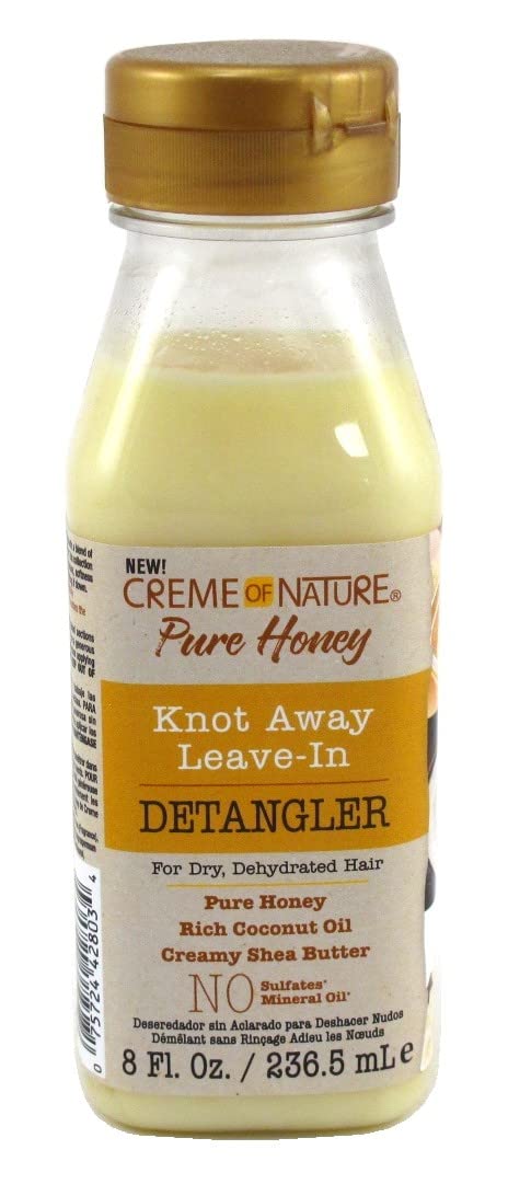 Creme Of Nature Pure Honey Detangler 8 Ounce Leave-In (Pack of 2)
