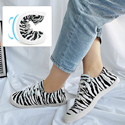 Image of JENN ARDOR Women's Low Top Canvas Slip On Sneaker Comfort Casual Shoes Walking Flats