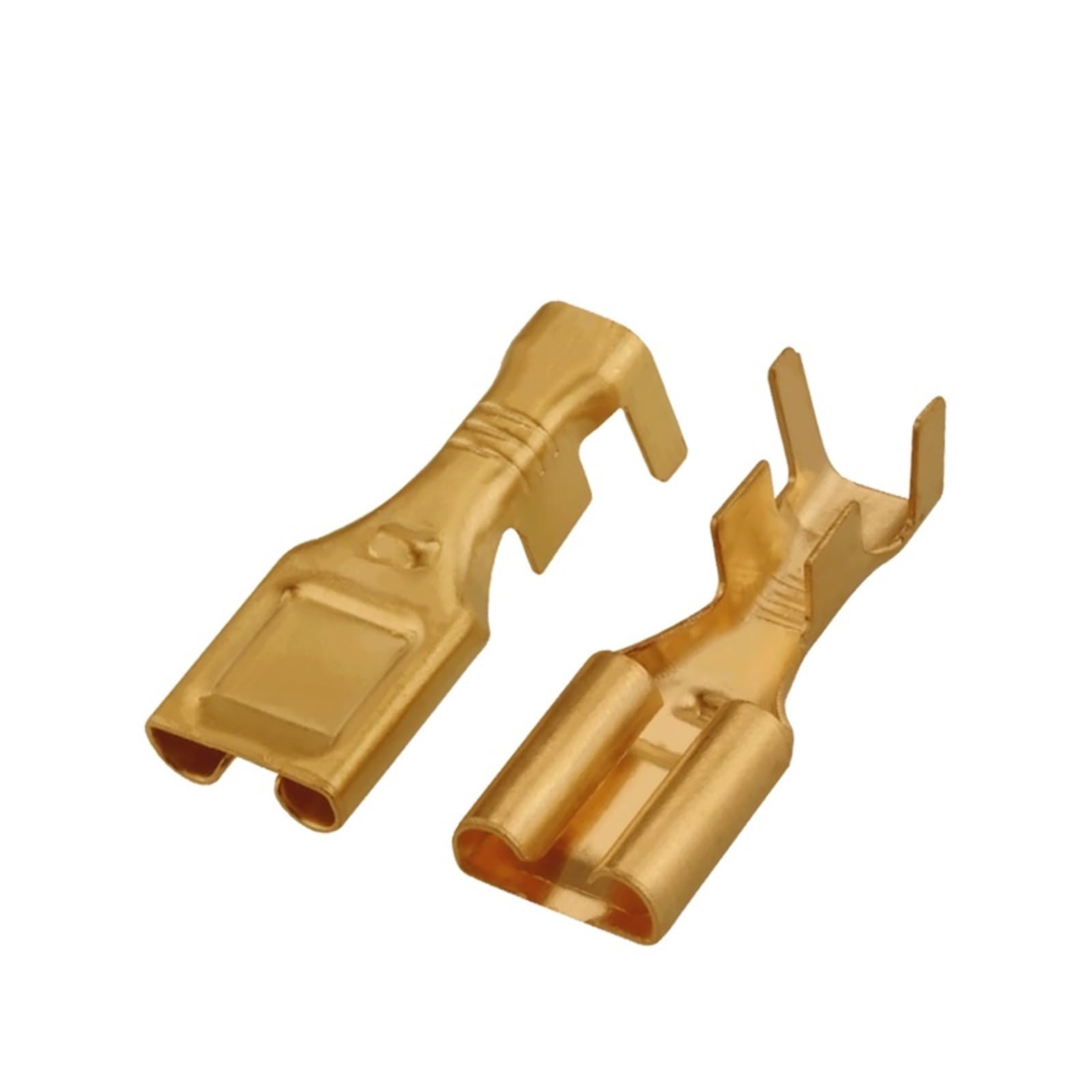 Terminal de engarzado de latón dorado de 7,8mm, Conector de prensado en frío, DJ625-7.8X0.8C DJ623-E7.8X0.8 for coche(Female A,500 Pcs)